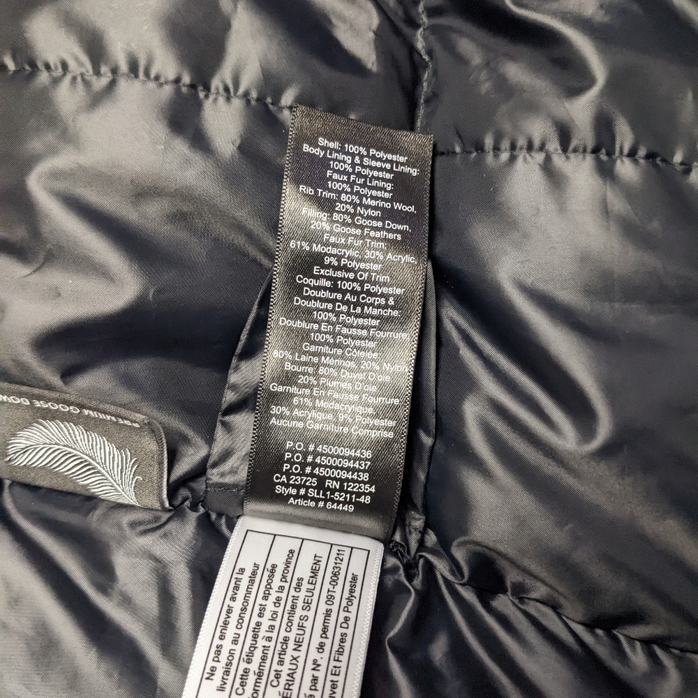 Aritzia Babaton Julian Parka Black Size Small - Picture 8 of 10